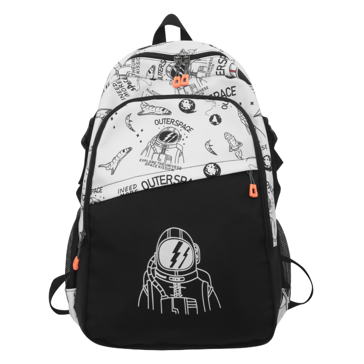 New Astronaut Backpack Junior High School Student School Bag Large Capacity Men's Trendy Brand Computer Bag Student School Bag Cross-Border