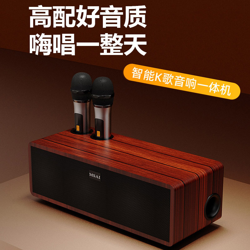 Radio inalámbrico KTV doméstico en un nuevo micrófono de sonido K canto micrófono de sonido fábrica de canto
