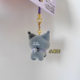 Sanrio Kulomi Doll Flocking Pendant Key Pendant Keychain Schoolbag Pendant Birthday Gift for Girls