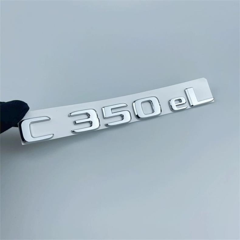 Suitable for Mercedes-Benz New Energy E-Class and New C-Class E350eL C350eL, used for modifying the rear emblem of hybrid vehicles