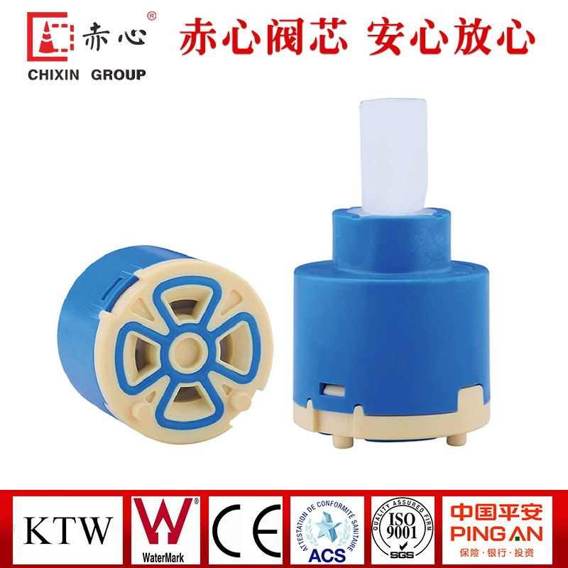 Поставка 40 мм два-в и два-из клапана ядро кран Керамический клапан ядро кран горячей и холодной воды пластиковые основные производители