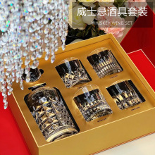 巴卡罗拉水晶玻璃酒杯洋酒杯酒瓶家用酒具套装威士忌酒杯小酌