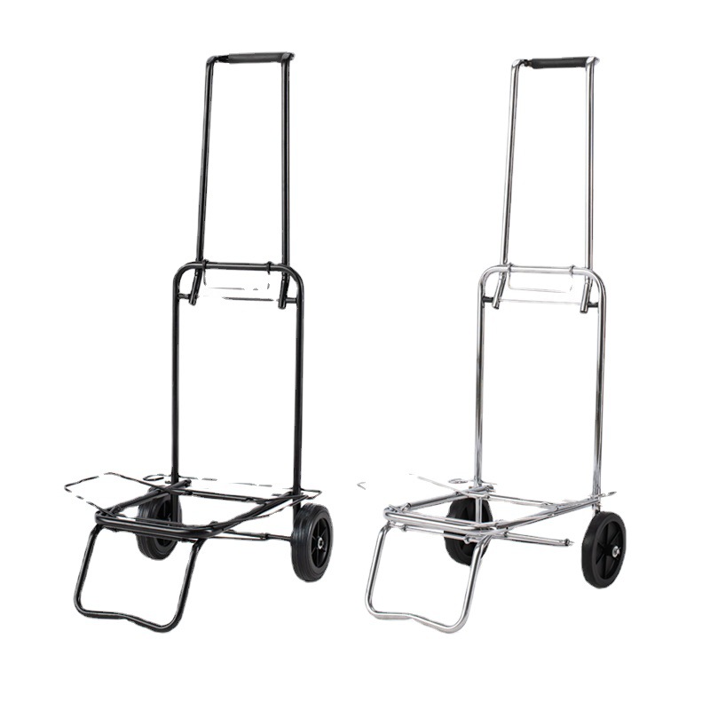 手拉车折叠便携行李车拉货车拖车进货拉杆车小拉车买菜购物车家用