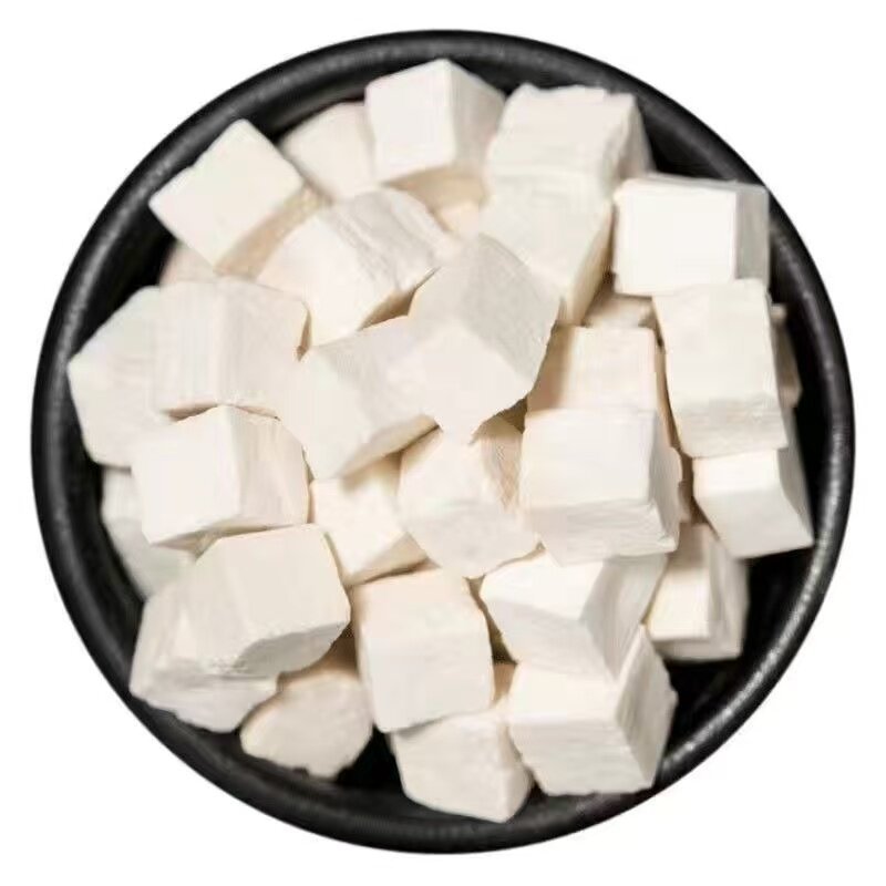 Dried White Poria Root Blocks Fu Ling 250g Natural Sulfur-Free Edible Herb for Tea and Soup quality and texture