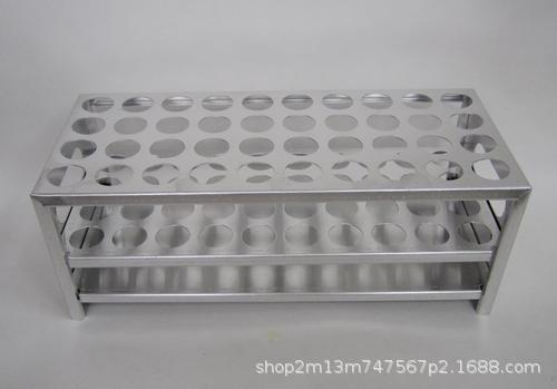 13.5mm铝制试管架5×12孔/8×12孔 离心管架/金属试管架