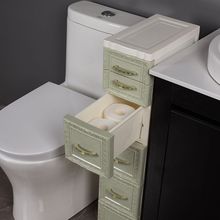 18/38cm夹缝收纳柜子抽屉式塑料收纳箱厨房浴室储物柜缝隙置物架