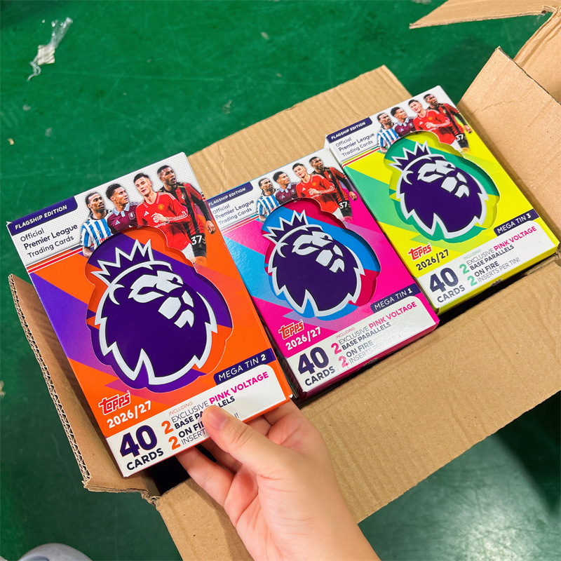 Officially licensed 2026-27 Topps Premier League flagship series, featuring large-sized collectible cards and other merchandise Officially licensed 2026-27 Topps Premier League flagship series, featuring large-sized collectible cards and other merchandise