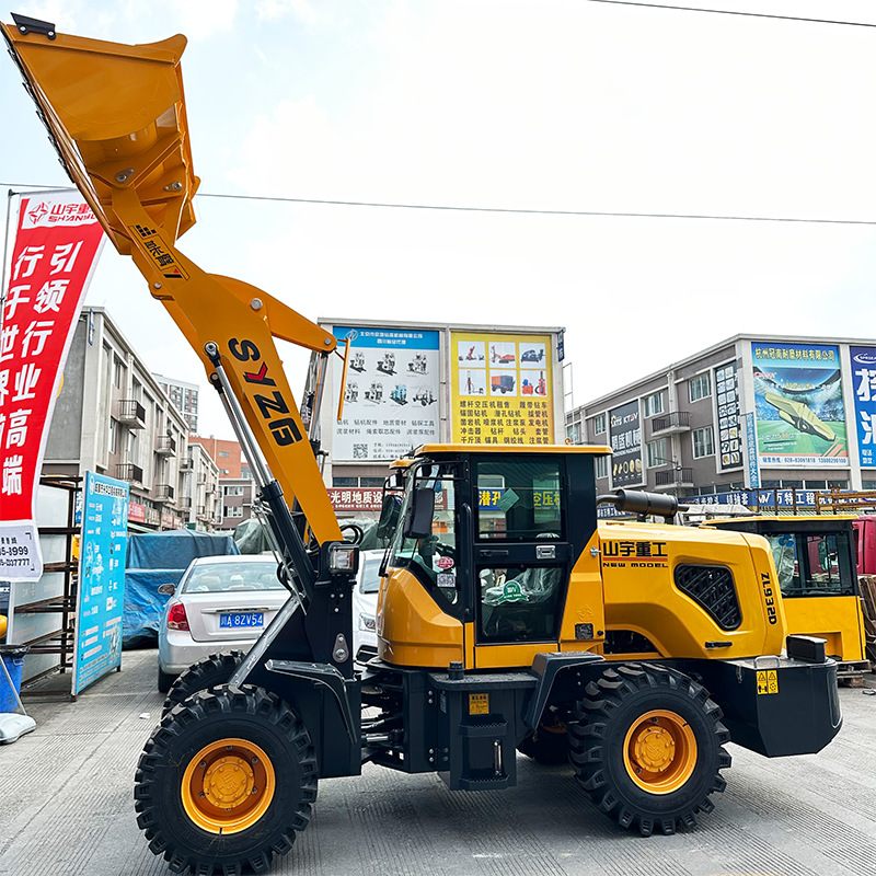建筑工程用小型装载机 可以进地下室的铲车 另售抓木机