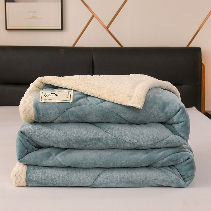 Flange mantas sofá de alto peso leche de cachemira de cordero mantas multifuncionales primavera y otoño mantas de siesta oficina