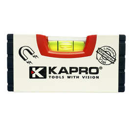 新款KAPRO开普路10cm水平尺高精度带磁铁迷你便携铝合金水平仪