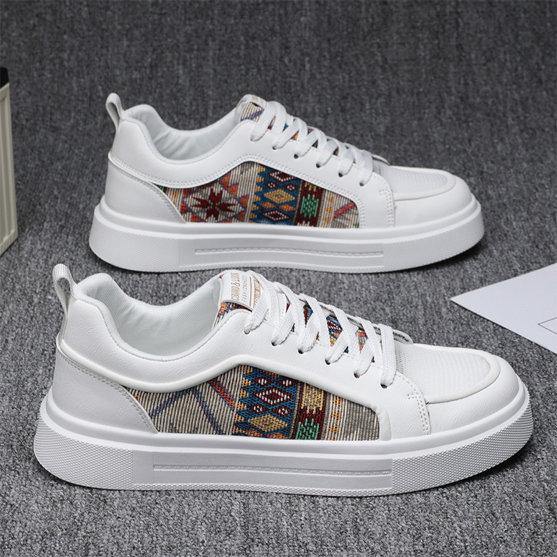 Las zapatillas de deporte de moda para hombres se pueden usar en todas las estaciones. Nuevos zapatos de hombre de suela gruesa a juego de colores diarios, cómodos y versátiles