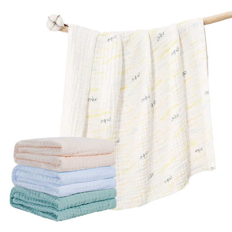 Детское банное полотенце новорожденный хлопок детское банное полотенце марля тонкое одеяло супер мягкое одеяло для купания впитывает воду толстый Синьцзянский хлопок