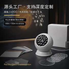 新款雪花投影灯圣诞图案动态旋转投影演出户外装饰氛围节日舞台灯