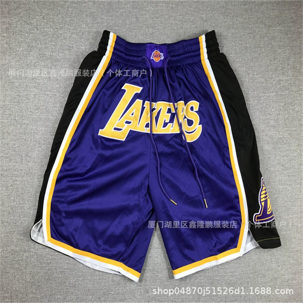 Американские карманные штаны Timberwolves NFL Lakers Clippers Bucks Heat Magic Mavericks Celtics Гортензиевые штаны