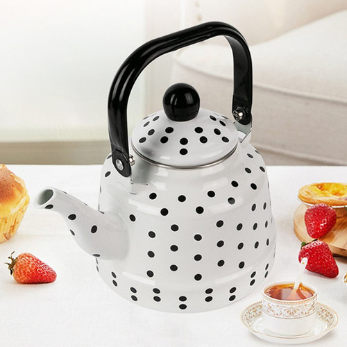 Product: Enamel Tea Kettle, Ancient Clock Teapot, Household Chinese Mini Electric Kettle, Porcelain Electric Stove Gas Stove Compatible