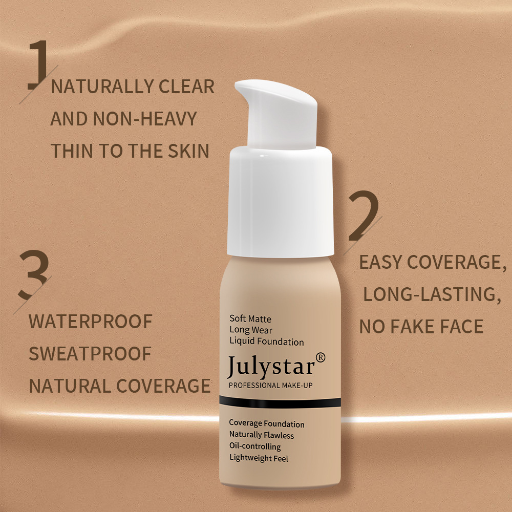Julystar Non-smudging foundation, Foundation Cream, Foundation Cream Foundation undefined