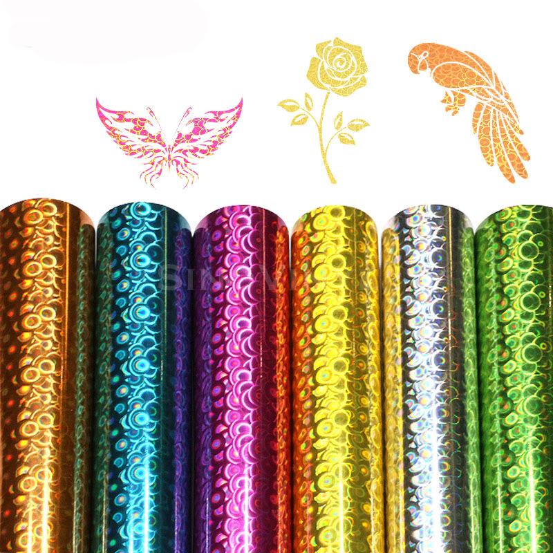 DIY arte láser burbuja letras película taza DIY colorido decorativo etiqueta engomada del cuerpo del coche adhesivo pegatina instantánea