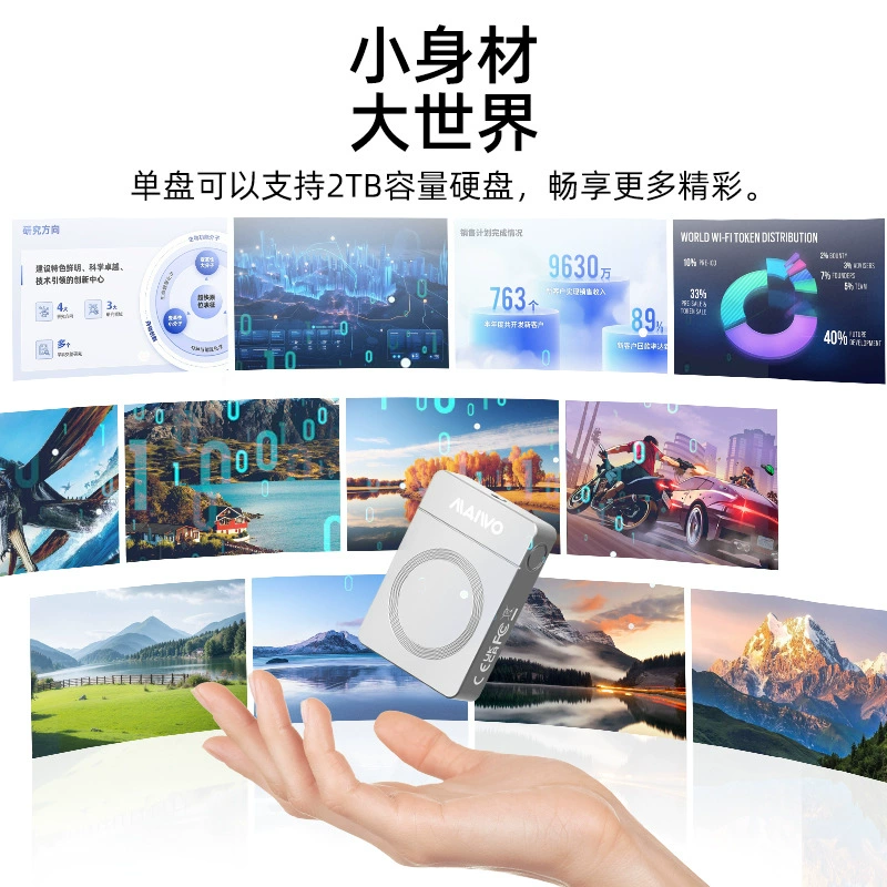 Maivo gimbal camera hard disk box M.2 NVME protocol solid-state hard disk reading aluminum alloy mobile hard disk box