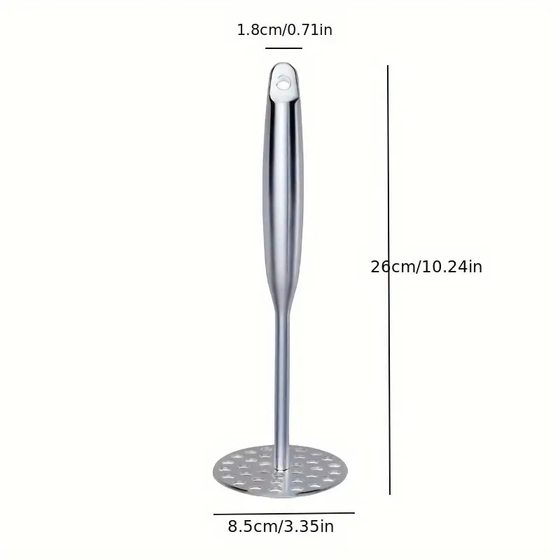 304 Stainless Steel Potato Puree Press Household Kitchen Mudder Baby Food Supplementation Tool Food Mashing Potato Press