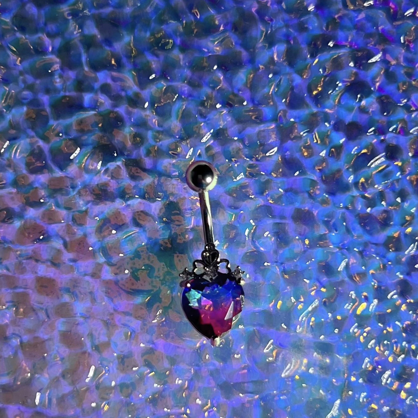 Sexy Navel Ring Piercing Stainless Steel Belly Button Jewelry for Women 12mm Bar 1.6mm Thick detail image 5
