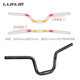 LUNJE folding bicycle Yan handle aluminum alloy handle horizontal 25.4*620mm handlebar bicycle increased U-shaped handle straight handle
