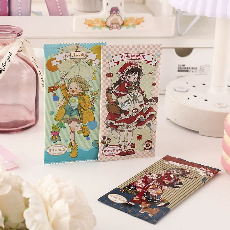Sweet Girl Bags 1st Puppy Cartoon Card Card Card Pumping Student Collection Card Card Blind Basic Basic Basic Basic