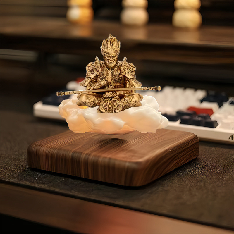 상위 구성 - 자기부상 블루투스 스피커 + 골든 오공 - 무료 16색 리모컨