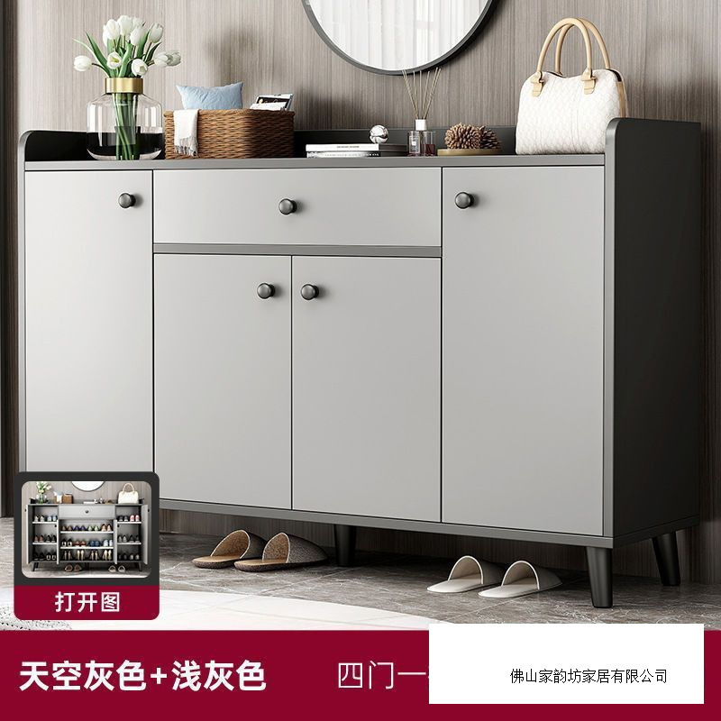 鞋柜家用门口门后收纳玄关柜入户楼道走廊客厅阳台简约款家用鞋柜|undefined