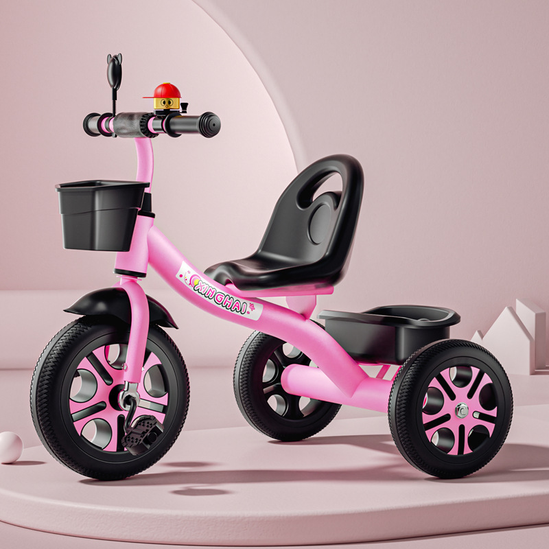 Triciclo infantil 1 - 3 - 2 - 6 años de edad, carro de bebé grande, bicicleta, carro de jardín de infantes image 10