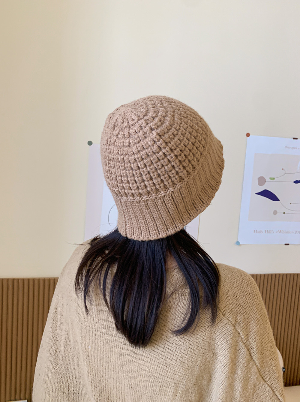 盆帽水桶帽模特图