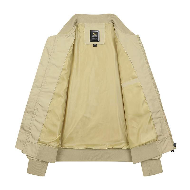 Spring and Autumn New Water Washed Trendy Brand Pilot Men's Casual Multi Pocket Work American Baseball Jacket_voghion.com