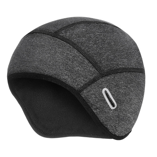 Winter windproof and warm cycling hat, helmet lined with ear protection, fleece hood, mountaineering and ski waterproof hat