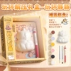 [Play Bad Decompressed Gift Box] Play Bad Dolphin/Coffee Color/Free 5 Pieces DIY DIY