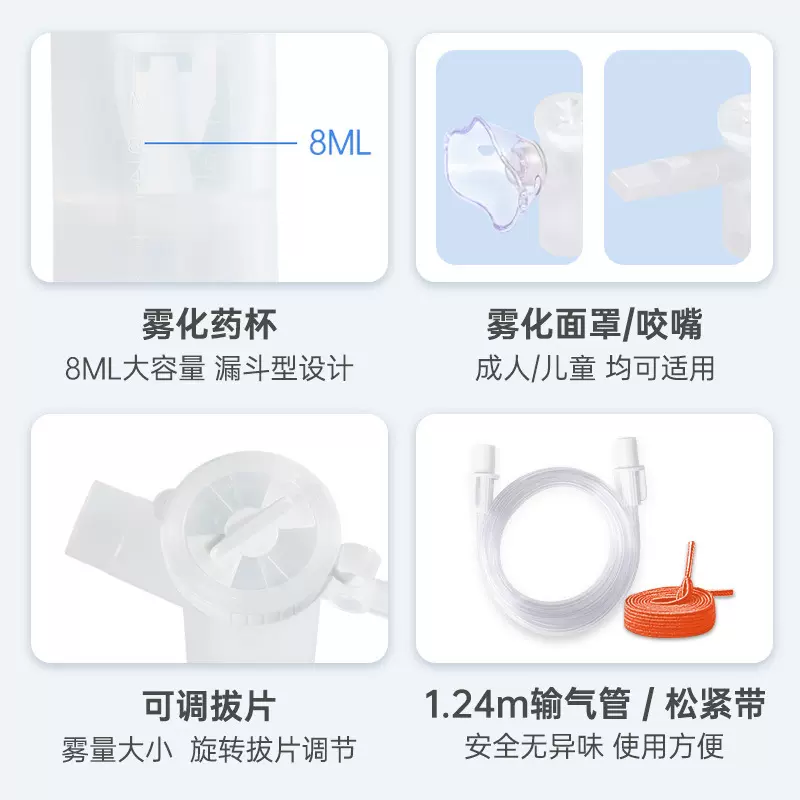 【厂家直销现货批发一件代发】富林雾化面罩雾化配件组件WP03