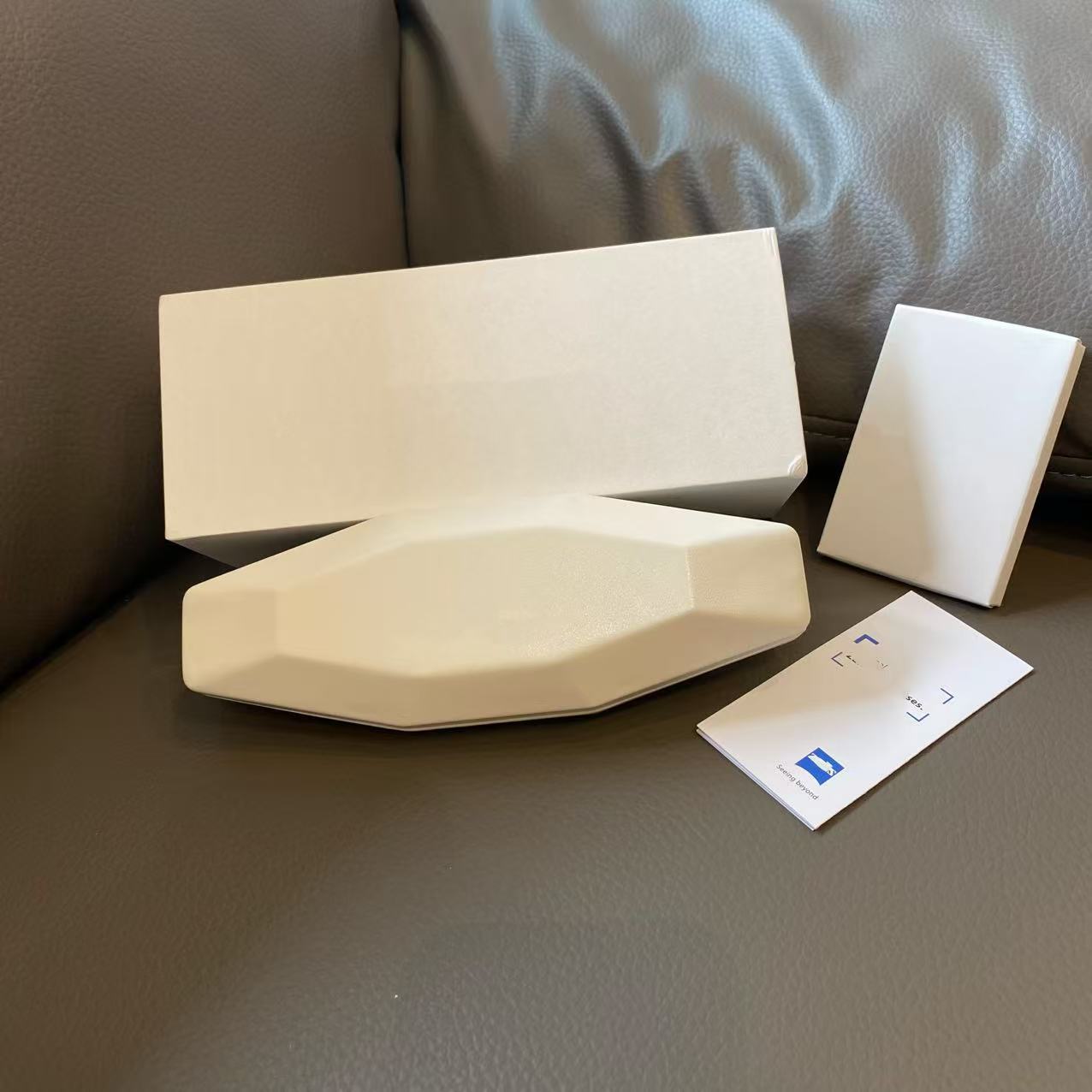 Inventario al por mayor nueva caja de gafas de alta calidad, caja de gafas de sol de alta gama, caja de gafas de sol, caja de paquete completa