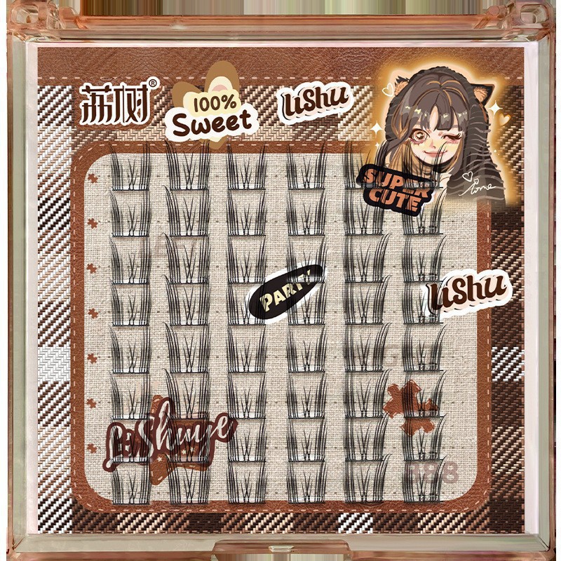 Modelo transparente sin pegamento (sin importar la longitud) ☆