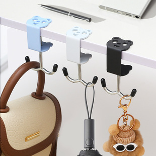 Panda Student Desk Backpack Hook Study Office Special Tool No Adhesive Traceless Desktop Hook