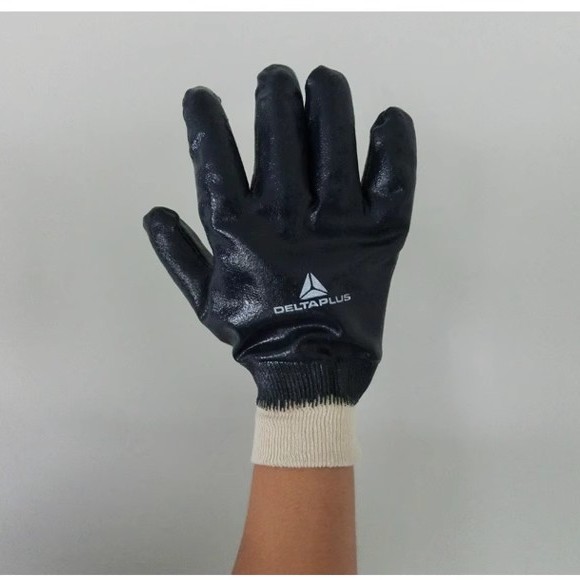 代尔塔201155重型丁腈全涂层防护手套 接触劳保手套 防油