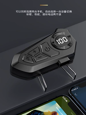 Helmet Bluetooth Headset with Built-In Car helmet