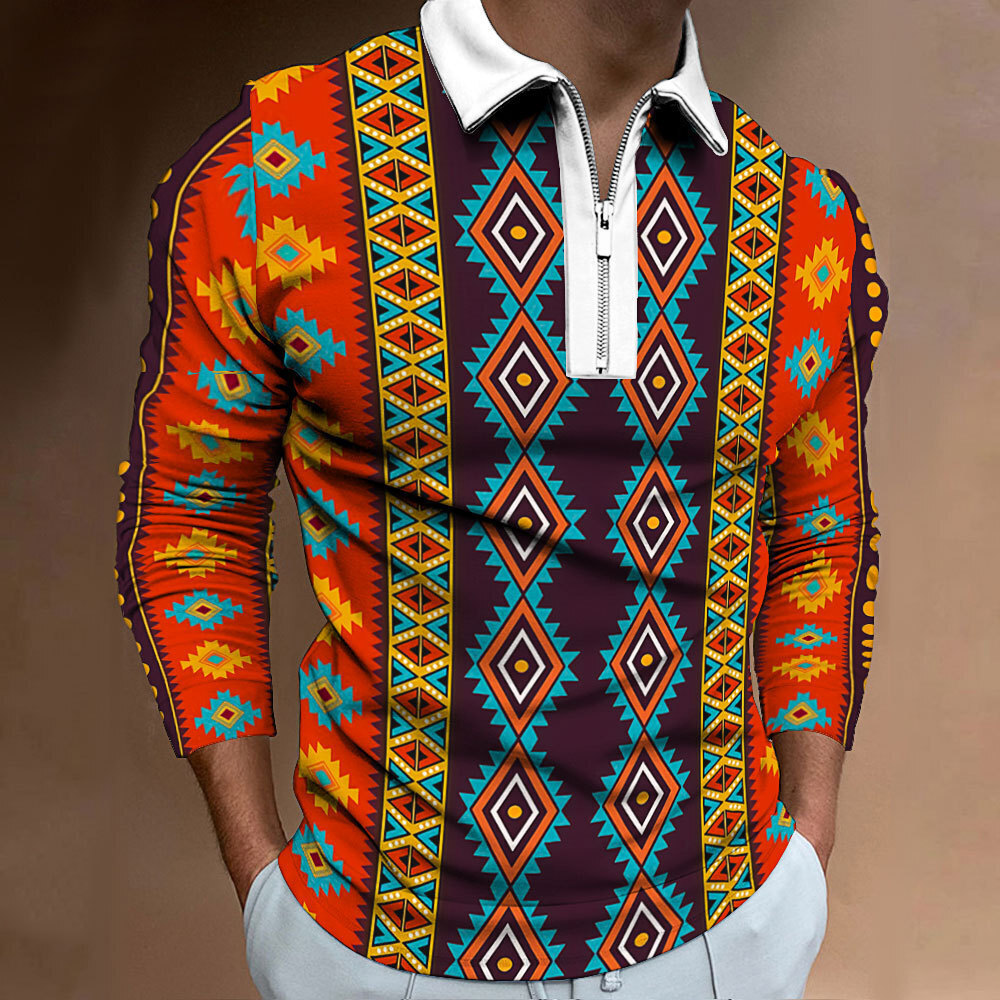 Tendencia de verano 2024 nueva tendencia de moda suelta casual todo fósforo cremallera de manga larga camisa POLO0 MB14