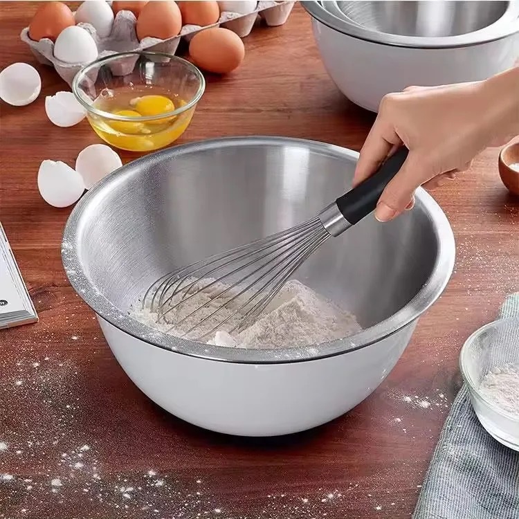 Manual Egg Beater With Ergonomic Rubber Handle Kitchen Tool_voghion.com