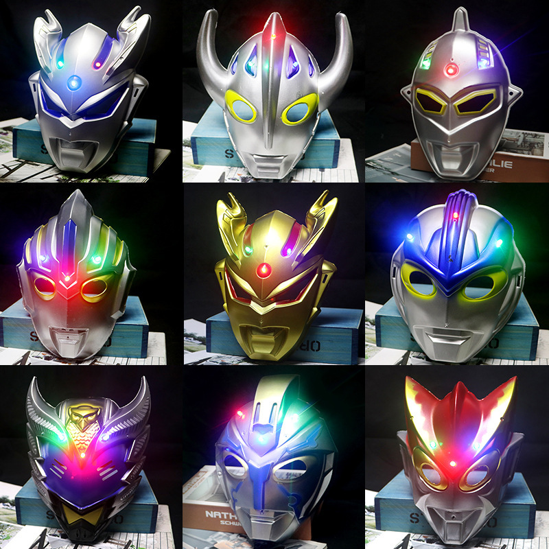 Ultraman Mask Glowing Zero Man Jet Tiga Ginga Zett Greco Non-Toxic Boy Toy Transformer Ultraman Mask Glowing Zero Man Jet Tiga Ginga Zett Greco Non-Toxic Boy Toy Transformer