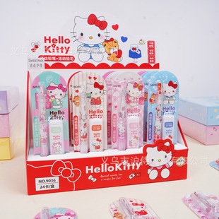 Automatic Pencil Set Hello Kitty, cartoon mechanical pencils, creative multi-character gift set