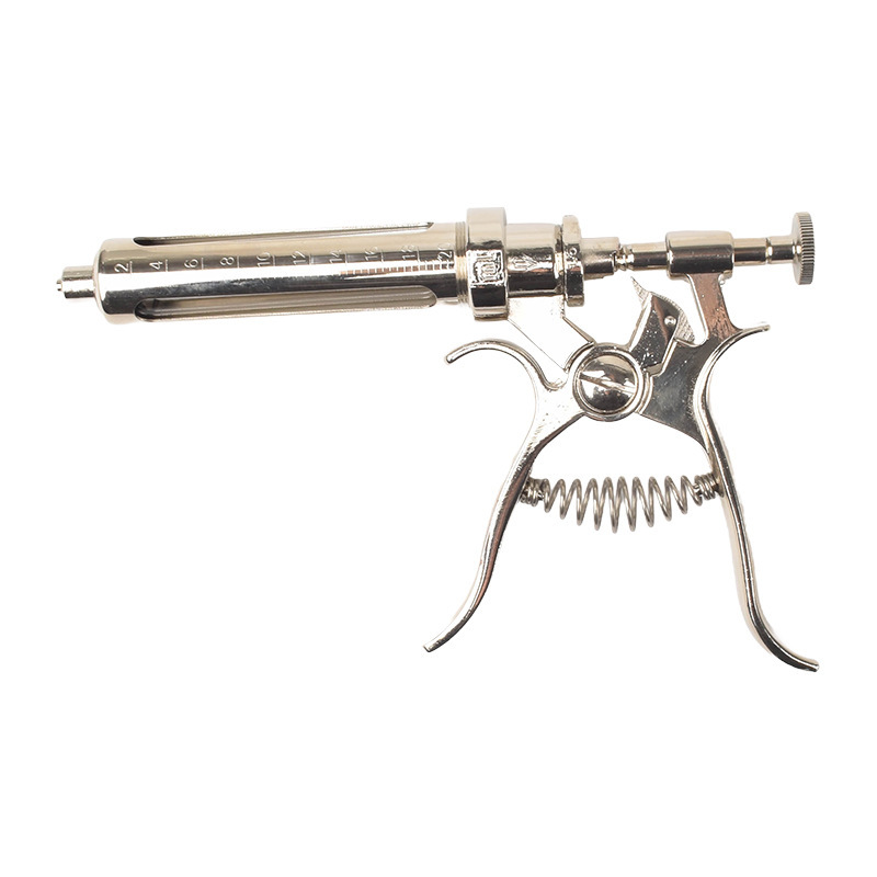 inyector de vacunación continua semiautomático de exportación para vacunas de cerdos, ganado y ovejas inyector ajustable de gran capacidad para vacunas