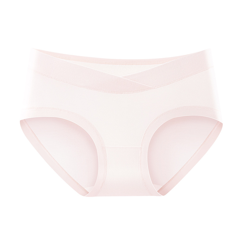 Ropa interior para mujeres embarazadas, entrepierna antibacteriana de algodón puro, embarazo temprano, medio y tardío, especial para soporte de cintura baja, ropa interior modal sin costuras posparto para mujeres