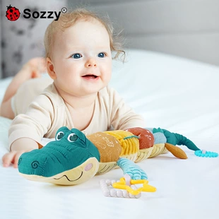 Мягкая игрушка-крокодил Sozzy для новорождённых 0–1 год