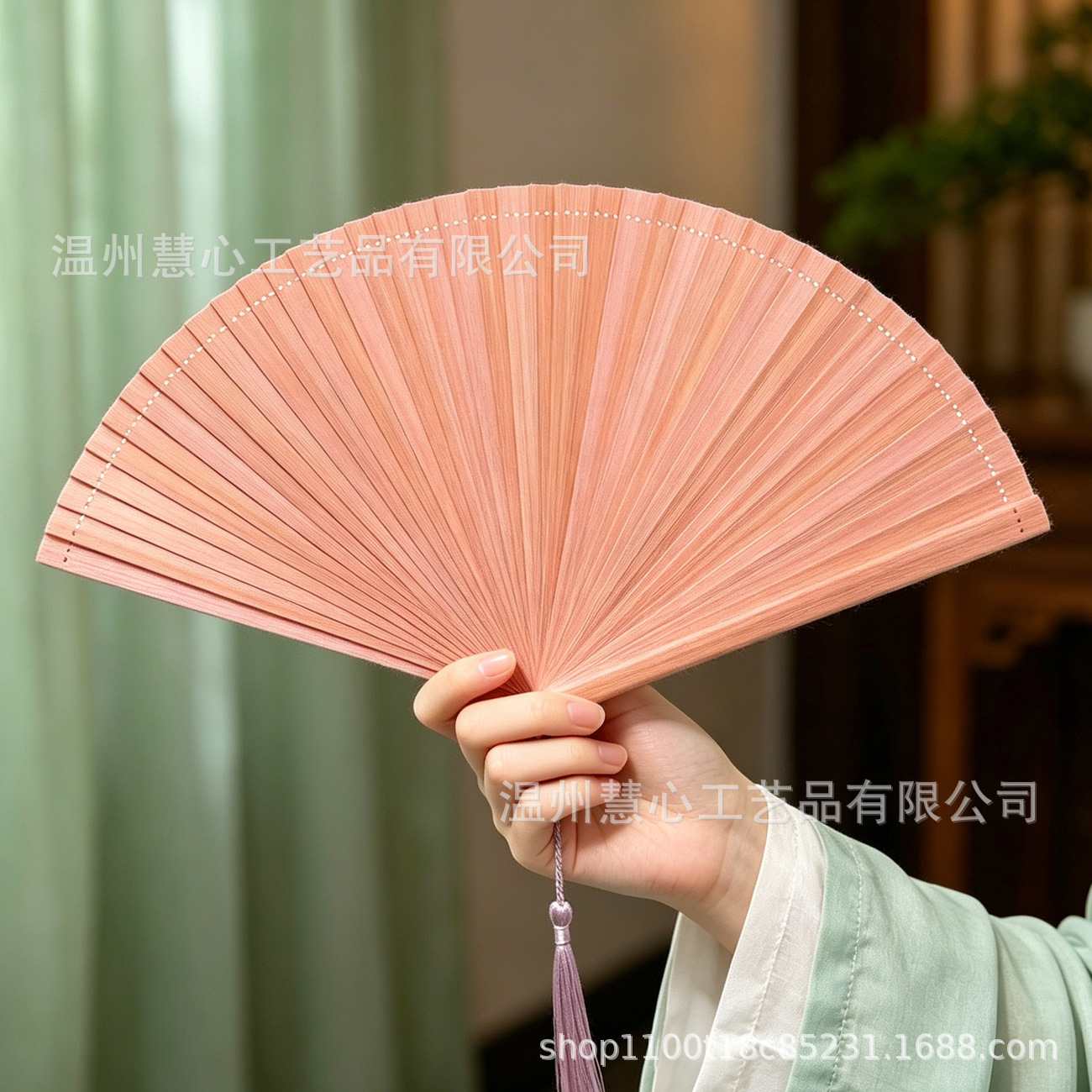 In-Stock Full Bamboo Fan, Hollow-Out Mini Hand Fan with Smooth Opening and Closing, High-End Premium Fan for Women, Dance Fan