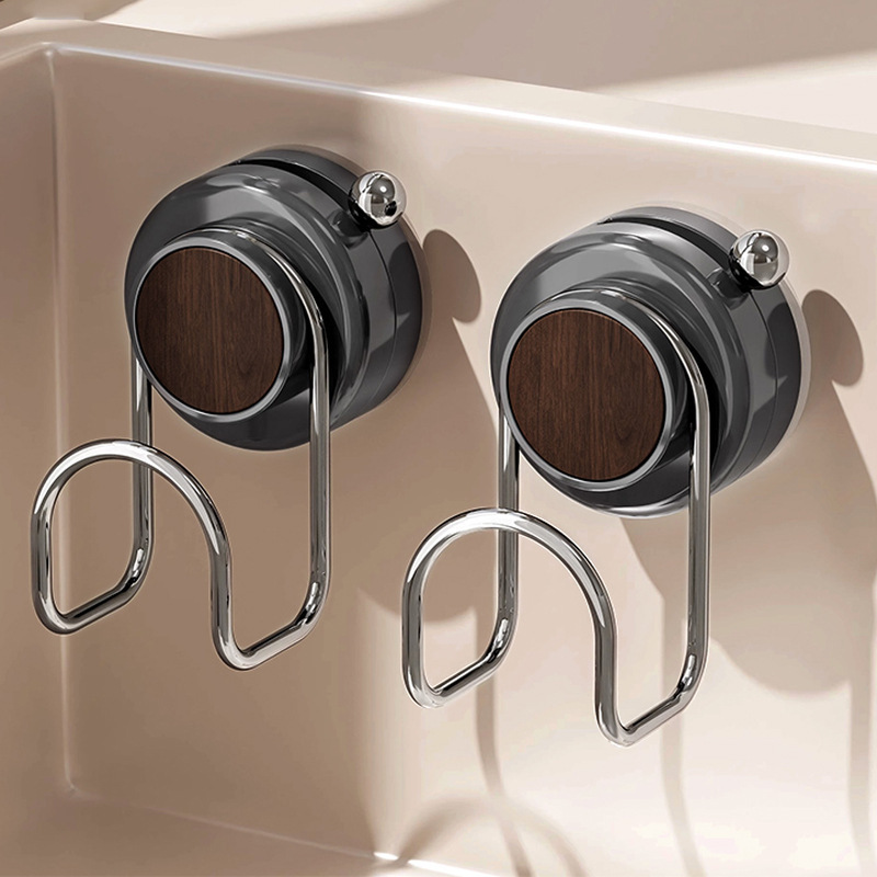 Suction Cup Hook, Punch-Free Door Coat Rack, Multi-Functional Entrance Key Bag Hook, Strong Load-Bearing Clothes Hook