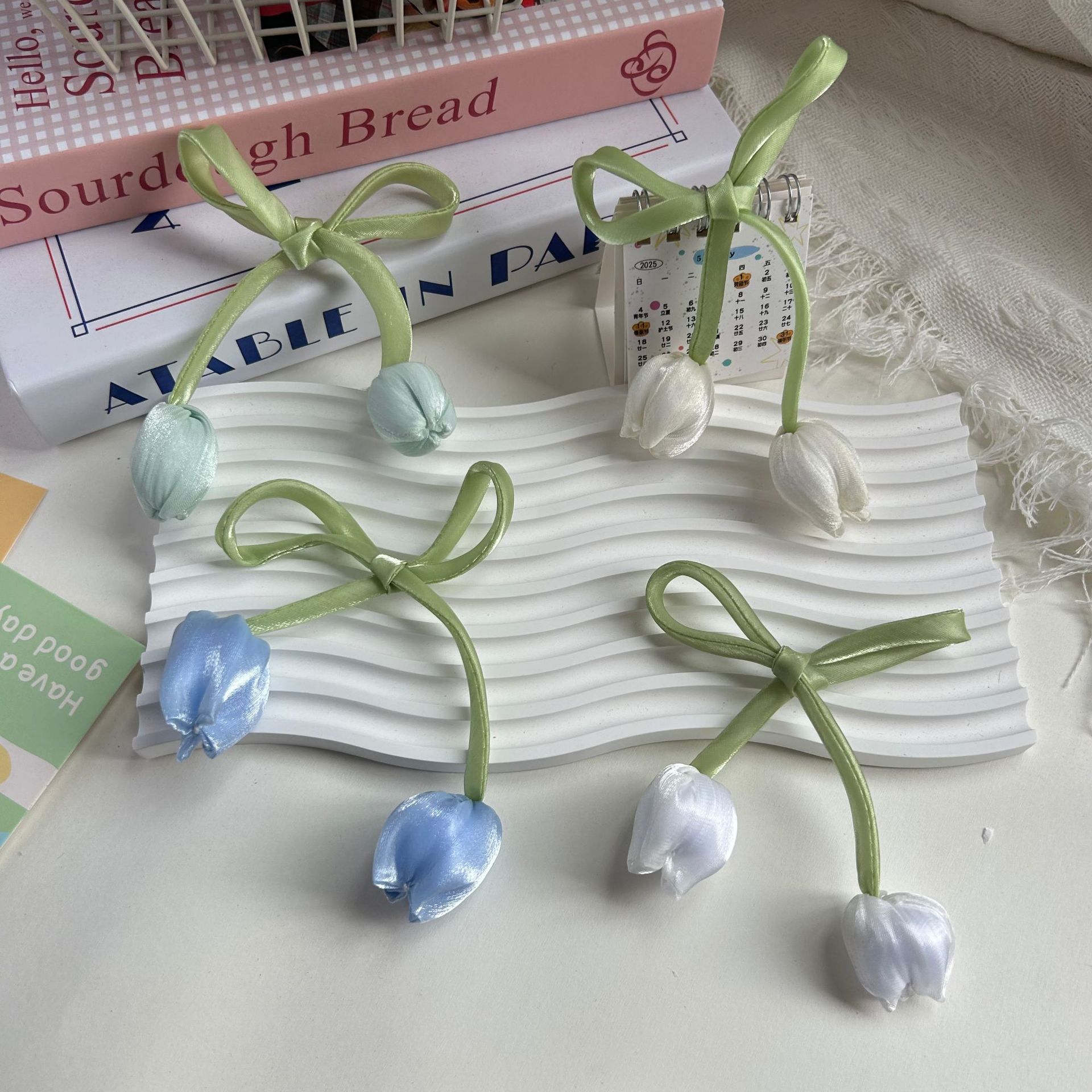 헤어 액세서리 헤어 액세서리 헤어핀 액세서리 헤어핀 액세서리 의류 작은 장식 diy 튤립 활 헤어핀 액세서리 덕빌 클립