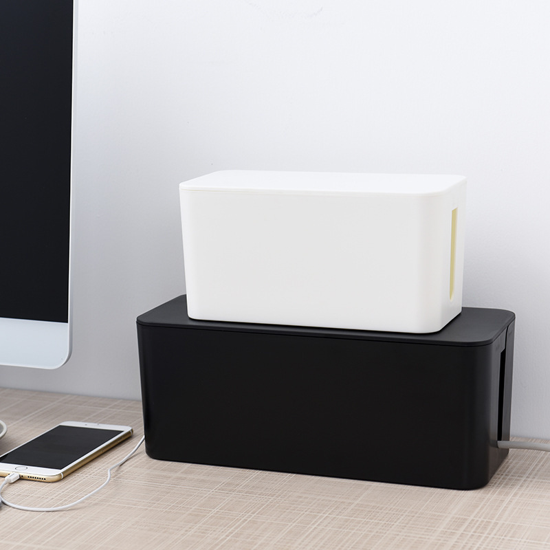 Factory Direct Supply Plastic Wire Storage Box Power Plug-In Board Storage Box Wire Box Hub Box Socket Collection